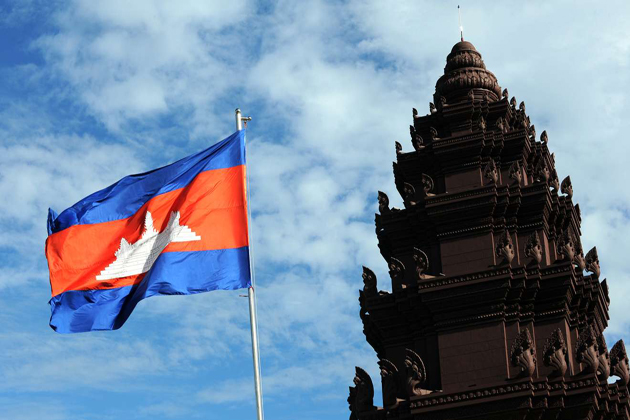 The National Flag of Cambodia