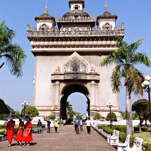 Patuxai Victory Monument-Cambodia Laos Tours