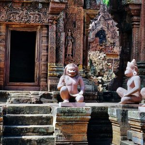 Banteay Srei exploration witth Cambodia Tours & Travel Packages