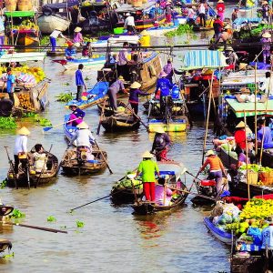 Cai Rang Floating Market discovery with Vietnam Tour Packages