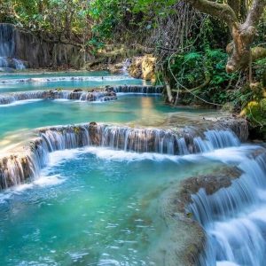 Kuang Si Waterfall discovery with Laos Tour Packages