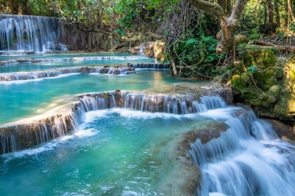 Kuang Si Waterfall discovery with Laos Tour Packages