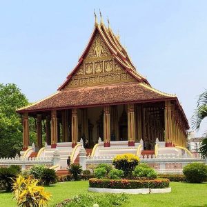 Wat Prakeo exploration with Laos Tour Packages