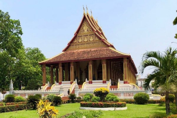 Wat Prakeo exploration with Laos Tour Packages