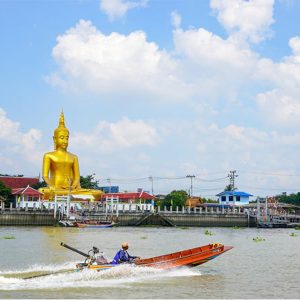 Golden Buddha of Sop Ruak - mekong river cruises