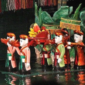 Water Puppet Show in Hanoi